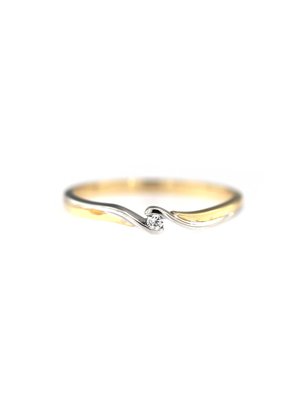 Yellow gold engagement ring DGS04-01-02