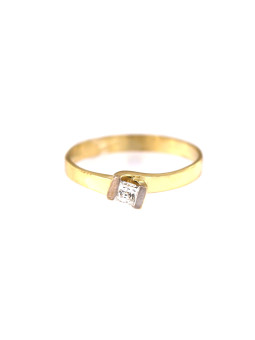 Geltono aukso sužadėtuvių žiedas DGS04-02-08