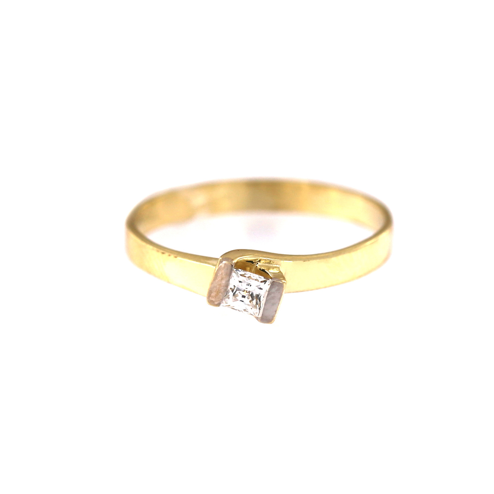 Yellow gold engagement ring DGS04-02-08