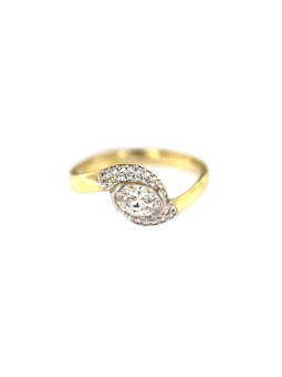 Yellow gold engagement ring DGS04-03-01