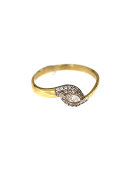 Geltono aukso sužadėtuvių žiedas DGS04-03-02
