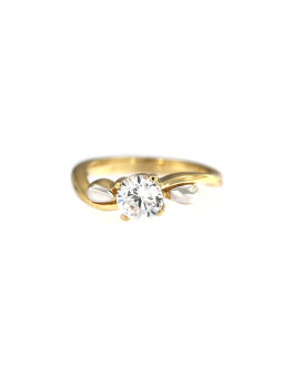 Yellow gold engagement ring DGS04-04-01