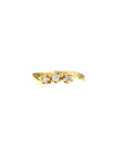 Yellow gold ring with diamonds DGBR08-06 