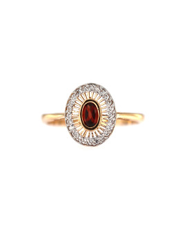 Rose gold zircon ring DRA04-07