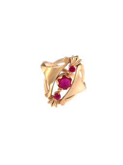 Rose gold zircon ring DRA05-02