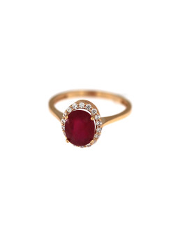 Rose gold spinel ring DRA05-06