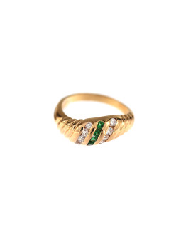 Rose gold zirconia ring DRA07-08
