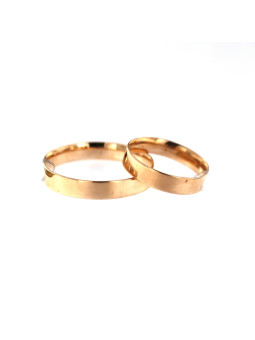 Rose gold wedding ring 18 MM-VEST24