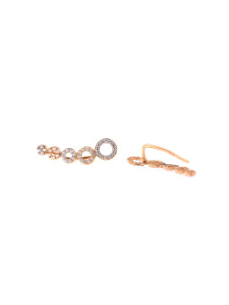 Rose gold zirconia earrings BRK01-02-03