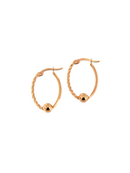 Rose gold earrings BRK01-03-03