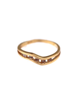 Rose gold zirconia ring DRAM03-11