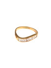 Rose gold zirconia ring DRAM03-12 