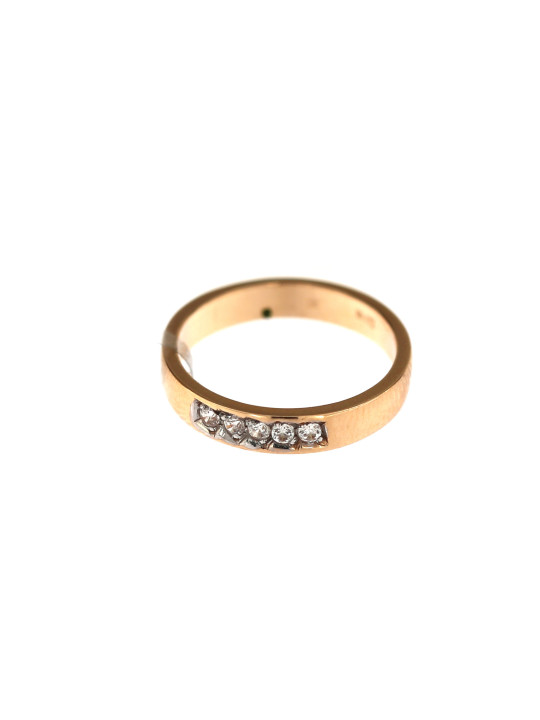 Rose gold zirconia ring DRAM05-07