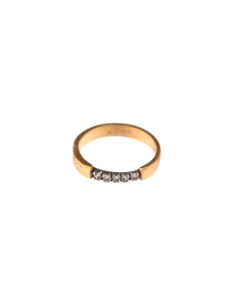 Auksinis žiedas su cirkoniais DRAM05-08