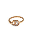 Rose gold ring DRB09-08