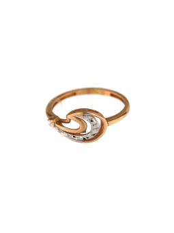 Rose gold ring DRB09-08