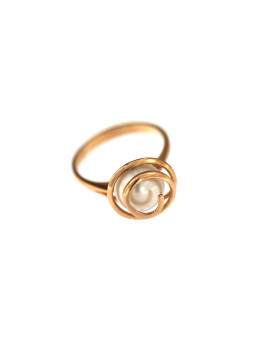 Rose gold pearl ring DRP01-05