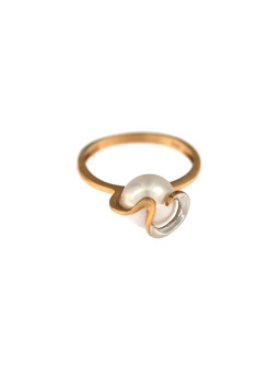 Rose gold pearl ring DRP01-06