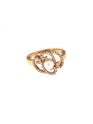 Rose gold pearl ring DRP02-03 