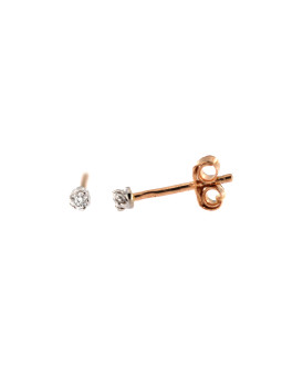 Rose gold diamond earrings BRBR01-02-01