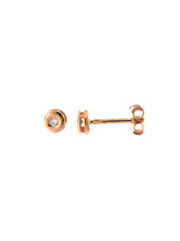 Rose gold diamond earrings BRBR01-05-01