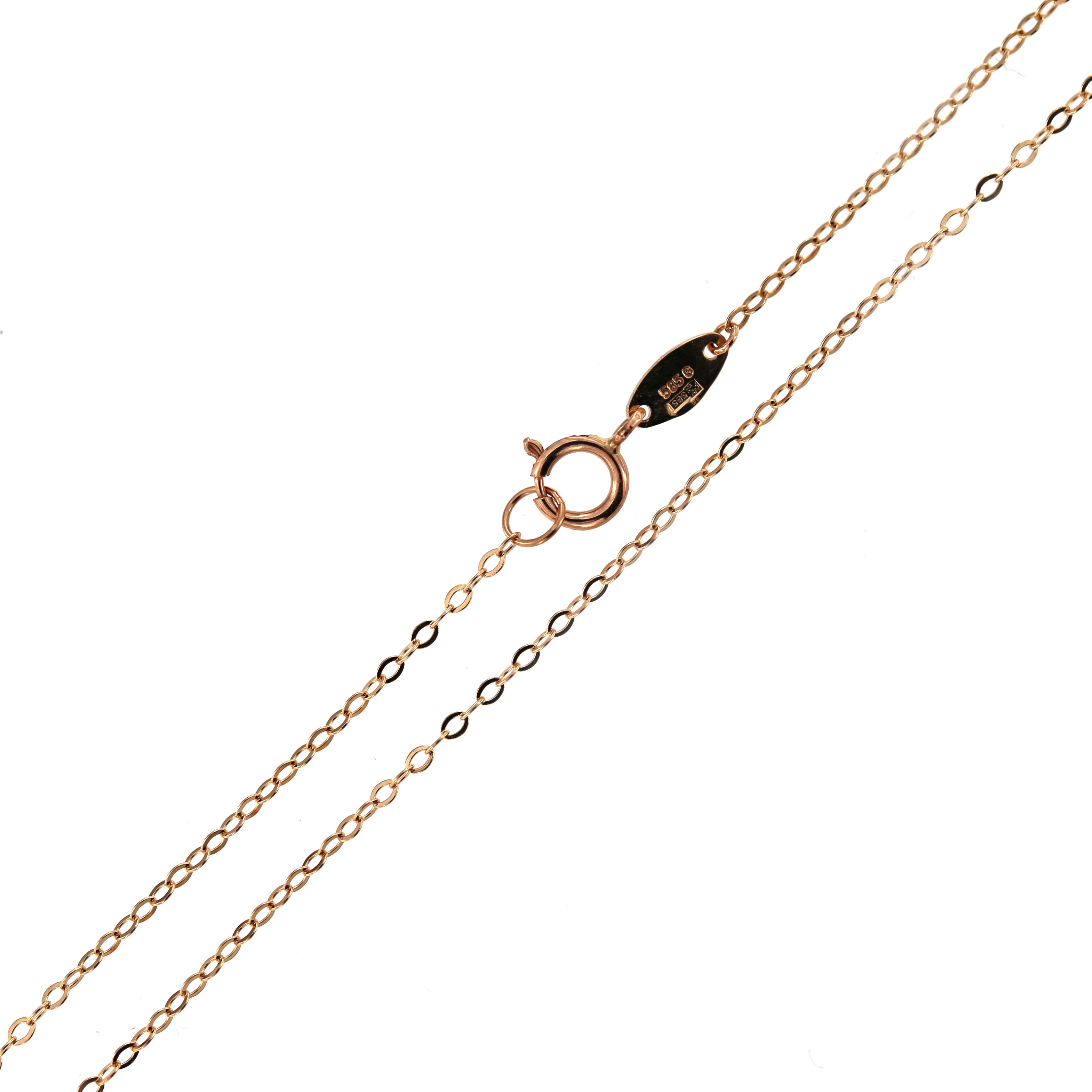 Rose gold chain CRCAB-0.60MM