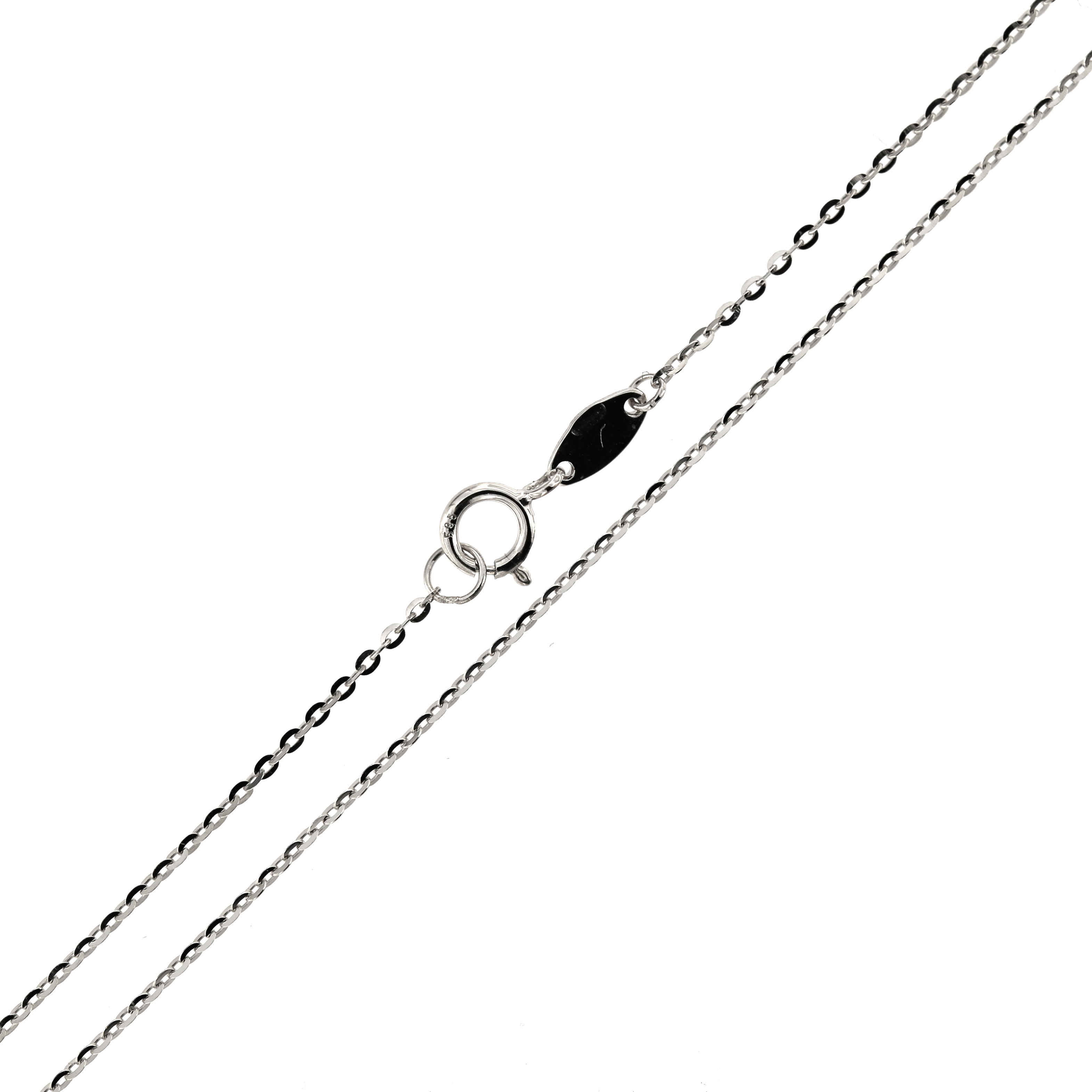 White gold chain CBCAB-0.50MM