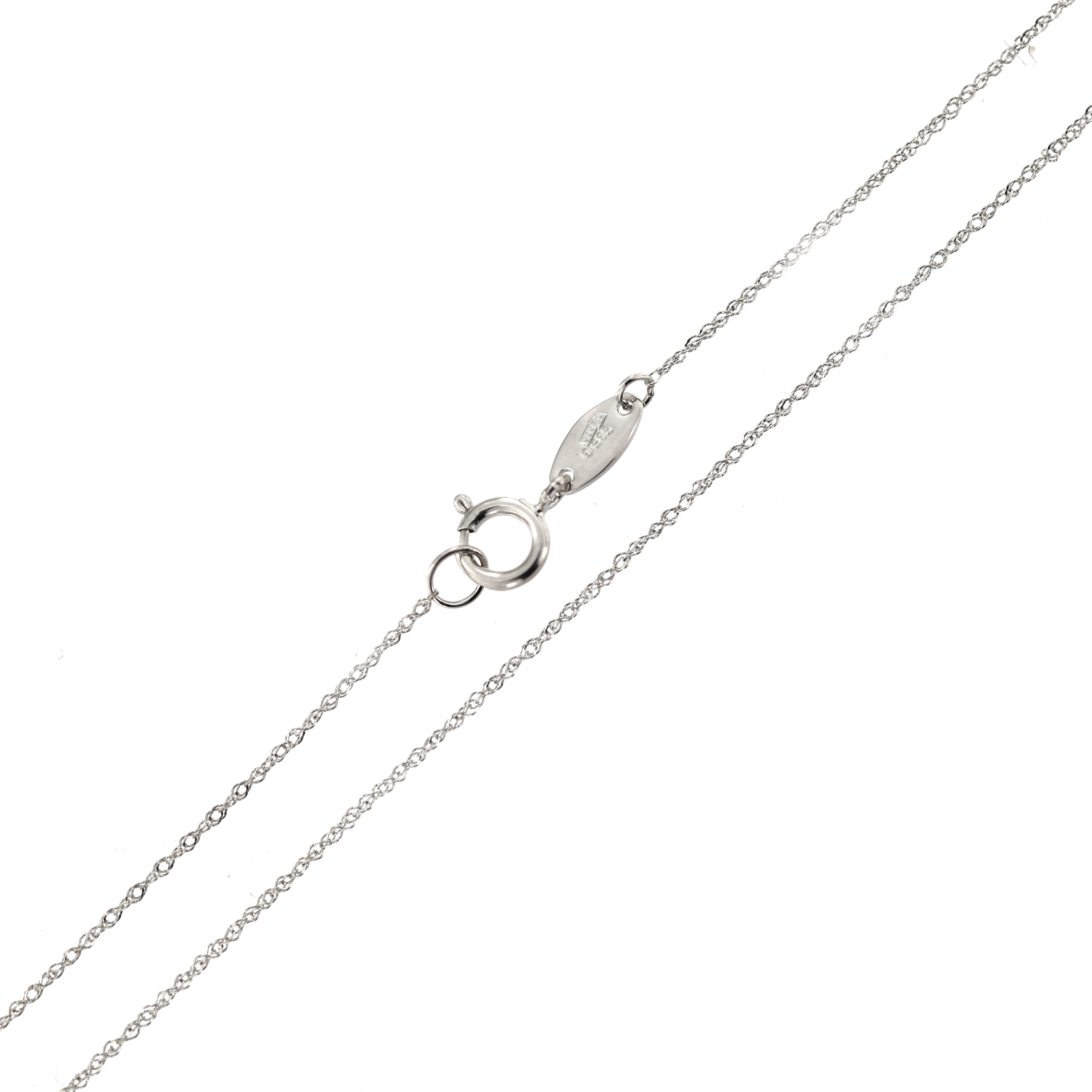 White gold chain CBTW-0.50MM