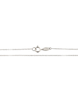 White gold chain CBTW-0.50MM