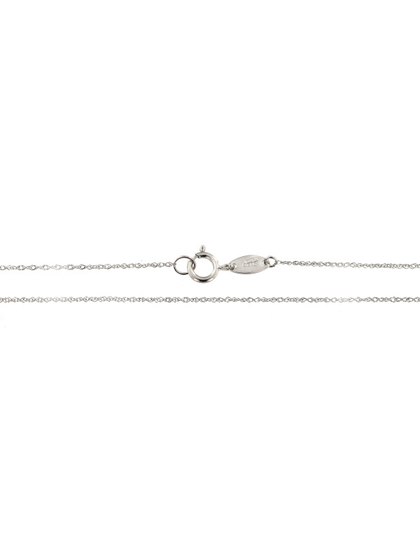 White gold chain CBTW-0.50MM