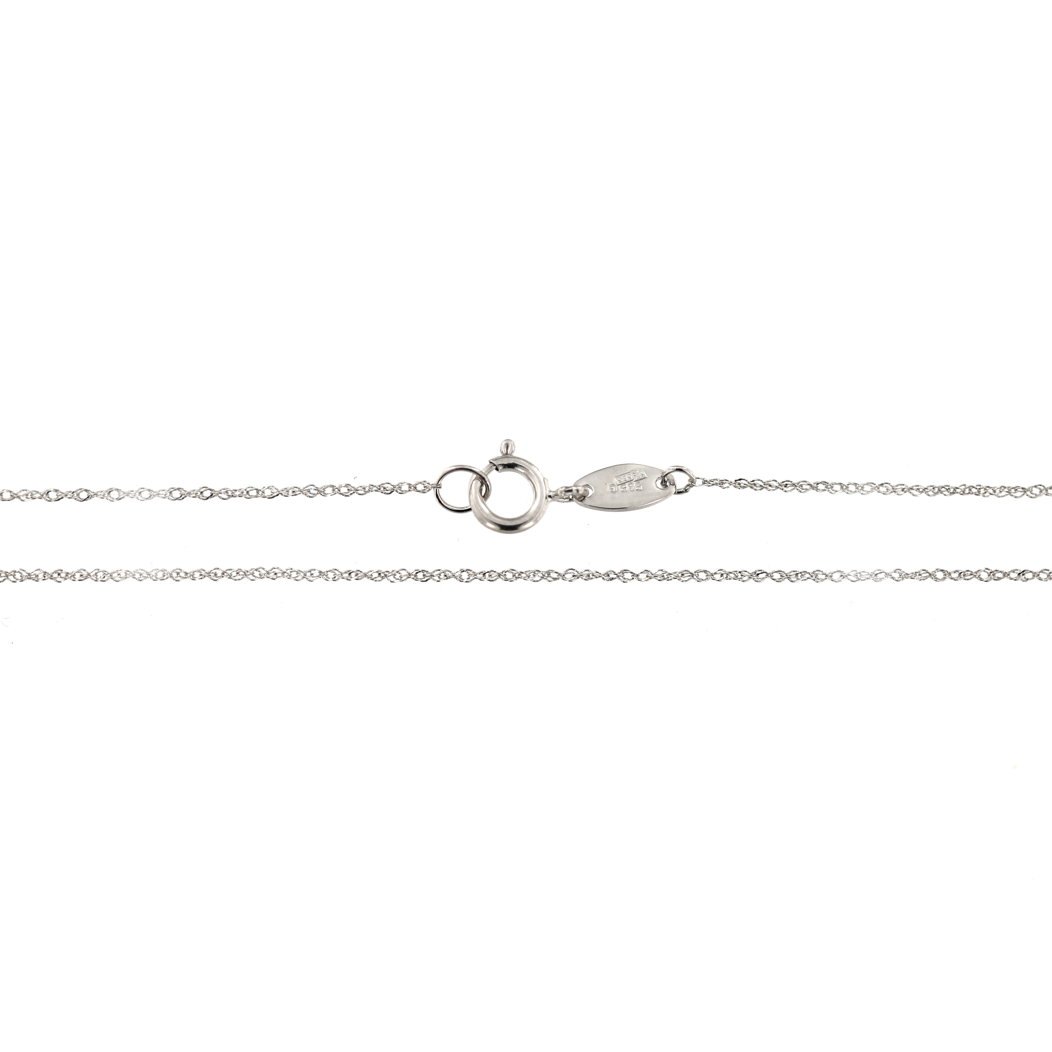 White gold chain CBTW-0.50MM