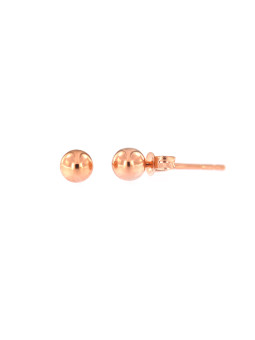 Rose gold ball stud earrings BRV05-01-04