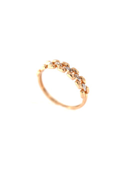 Rose gold ring DRB03-16 16 MM