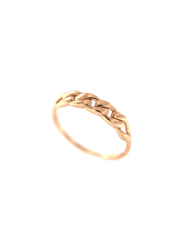 Rose gold ring DRB03-18 16.5 MM