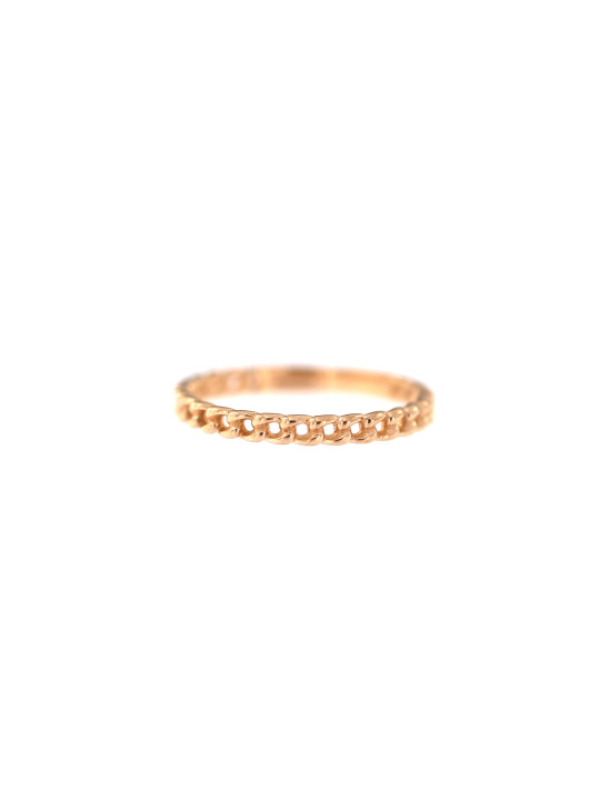 Rose gold ring DRB03-19 15 MM