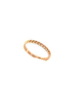 Rose gold ring DRB03-19 15 MM