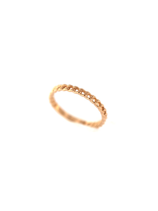 Rose gold ring DRB03-19 15 MM