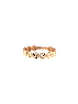 Rose gold ring DRB03-20 16 MM
