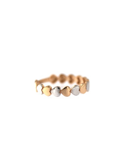 Rose gold ring DRB03-21 15.5 MM