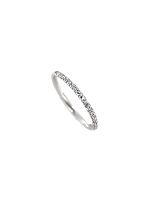White gold eternity ring with diamonds DBBR12-15