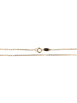 Yellow gold chain CGCAB-0.80MM 38CM