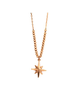 Rose gold pendant necklace CPR39-01 40/45CM