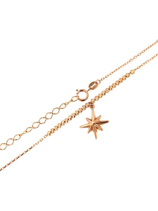 Rose gold pendant necklace CPR39-01 40/45CM