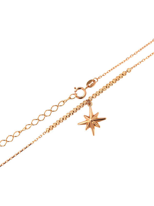 Rose gold pendant necklace CPR39-01 40/45CM