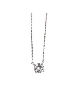 White gold pendant necklace CPB01-03