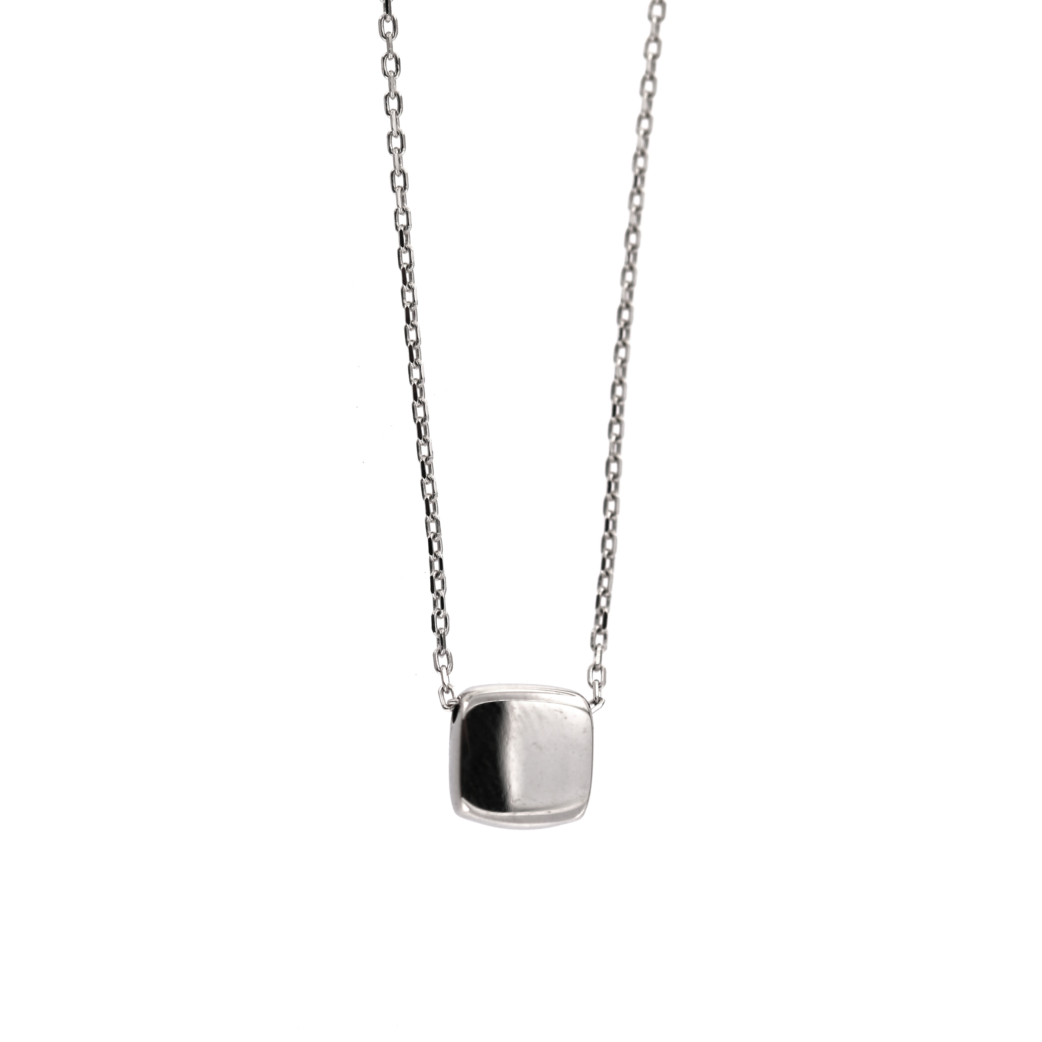 White gold pendant necklace CPB04-03 40/45