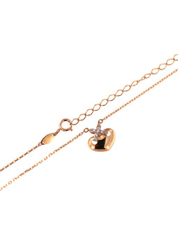 Rose gold pendant necklace CPR10-18