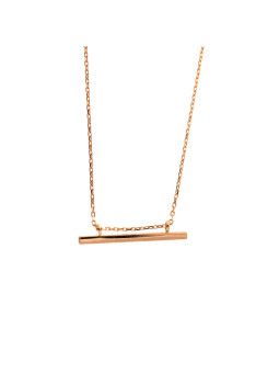 Rose gold pendant necklace CPR21-03