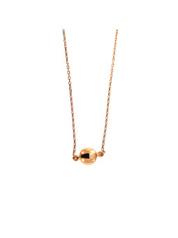 Rose gold pendant necklace CPR22-04