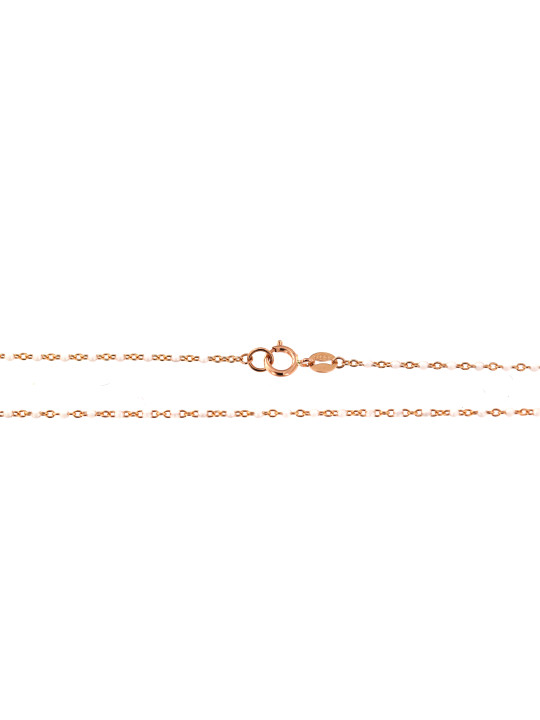 Rose gold enameled necklace CPR24-06